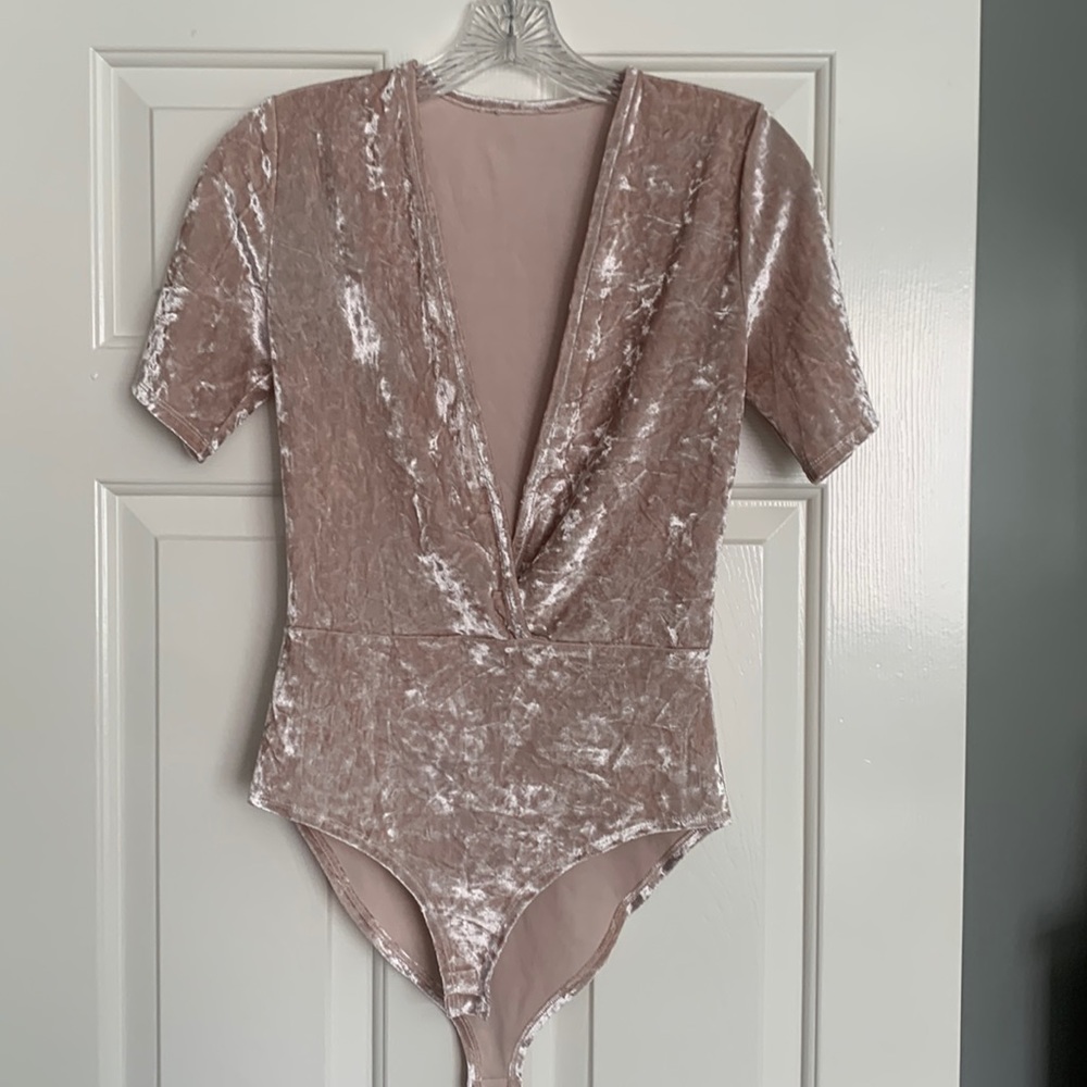 Velvet bodysuit